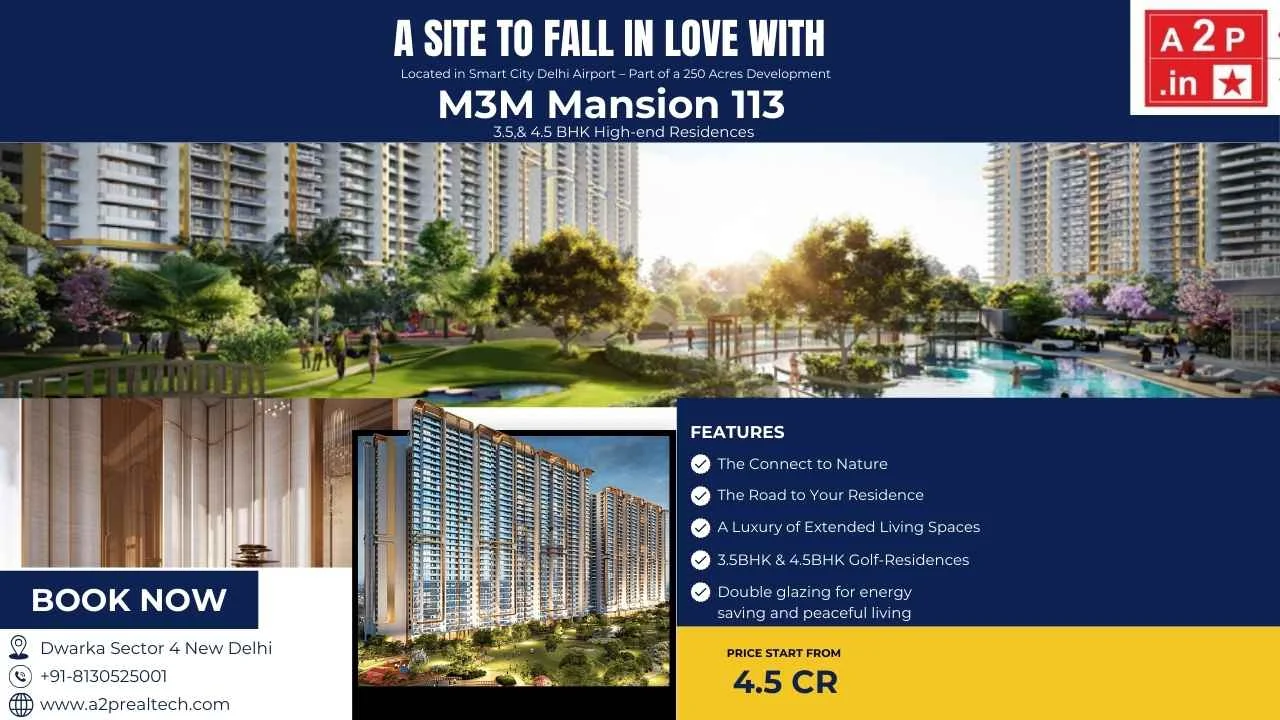 M3M Mansion The Perfect Blend of Luxury and Convenience
