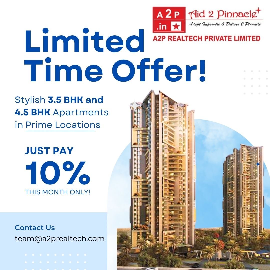 Smart Investment Luxury 3 and 4 BHK at The Palatial by Hero Homes Dwarka Expressway Gurgaon